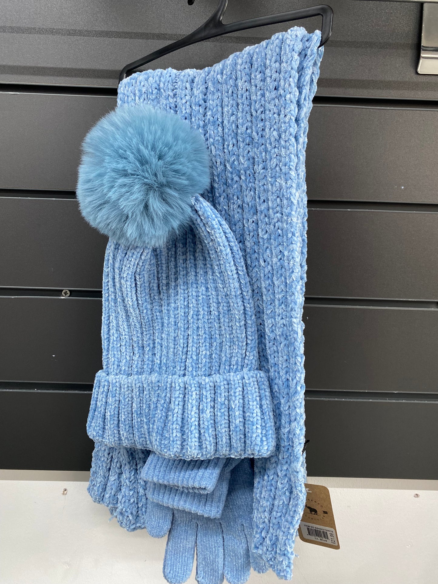 Chenille 3 Pieces Set