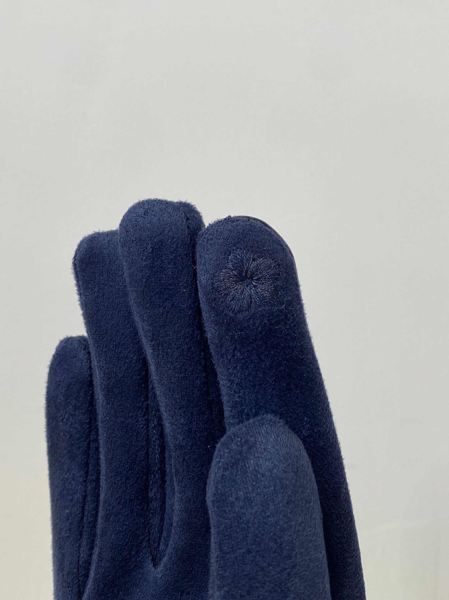 GW0014 Woman Soft Leather Touchscreen Gloves Navy