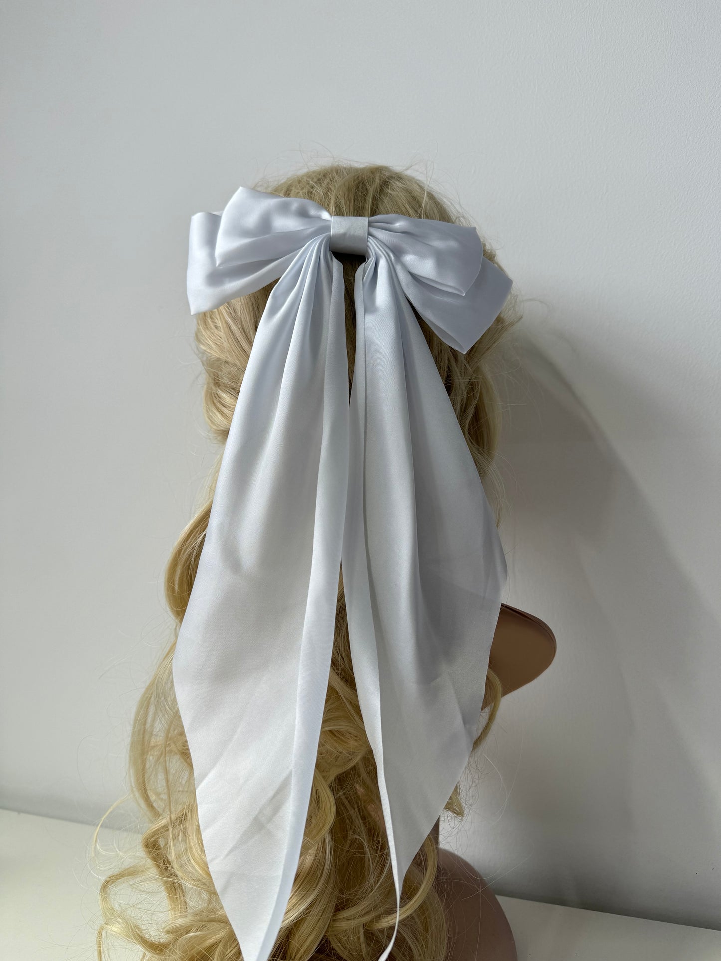 Hair Bow White
