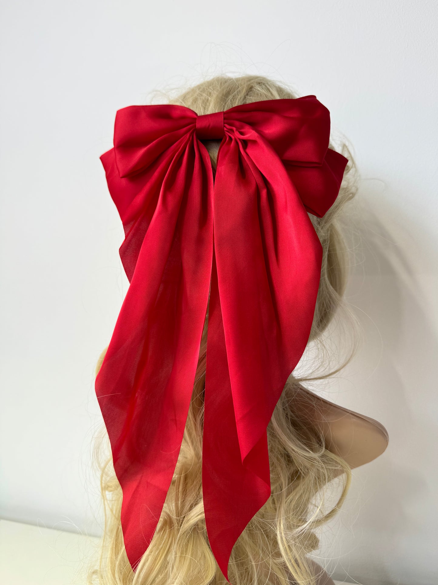 Hair Bow Red