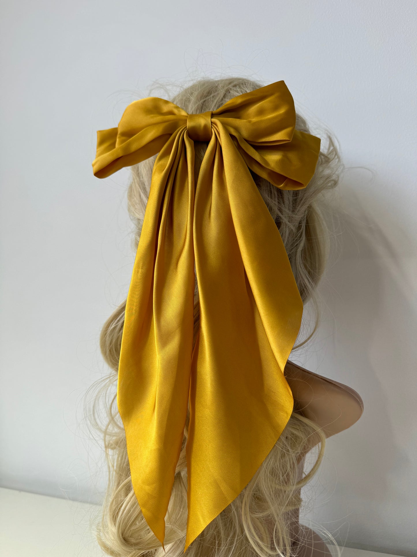 Hair Bow Mustard