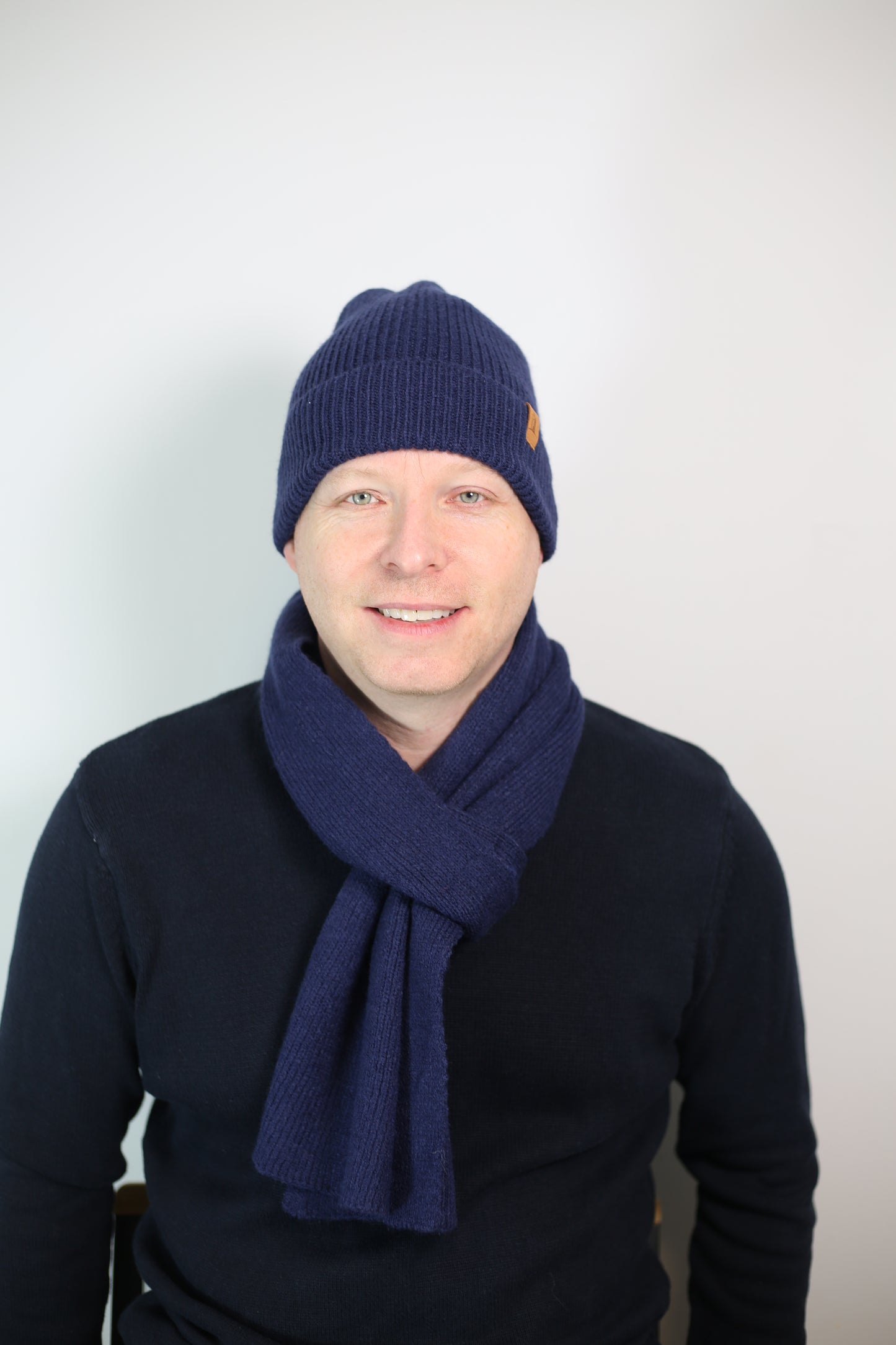 SET011 Plain Scarf & Hat Set