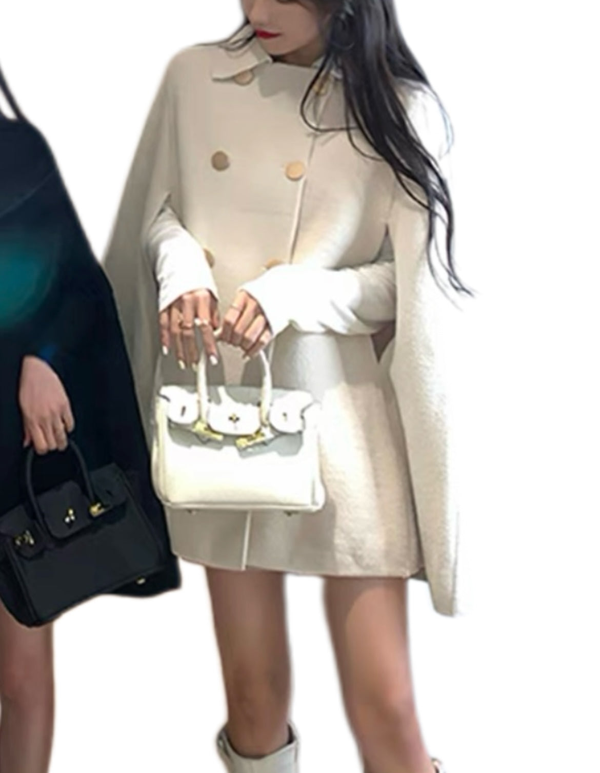 P4011 Poncho cream