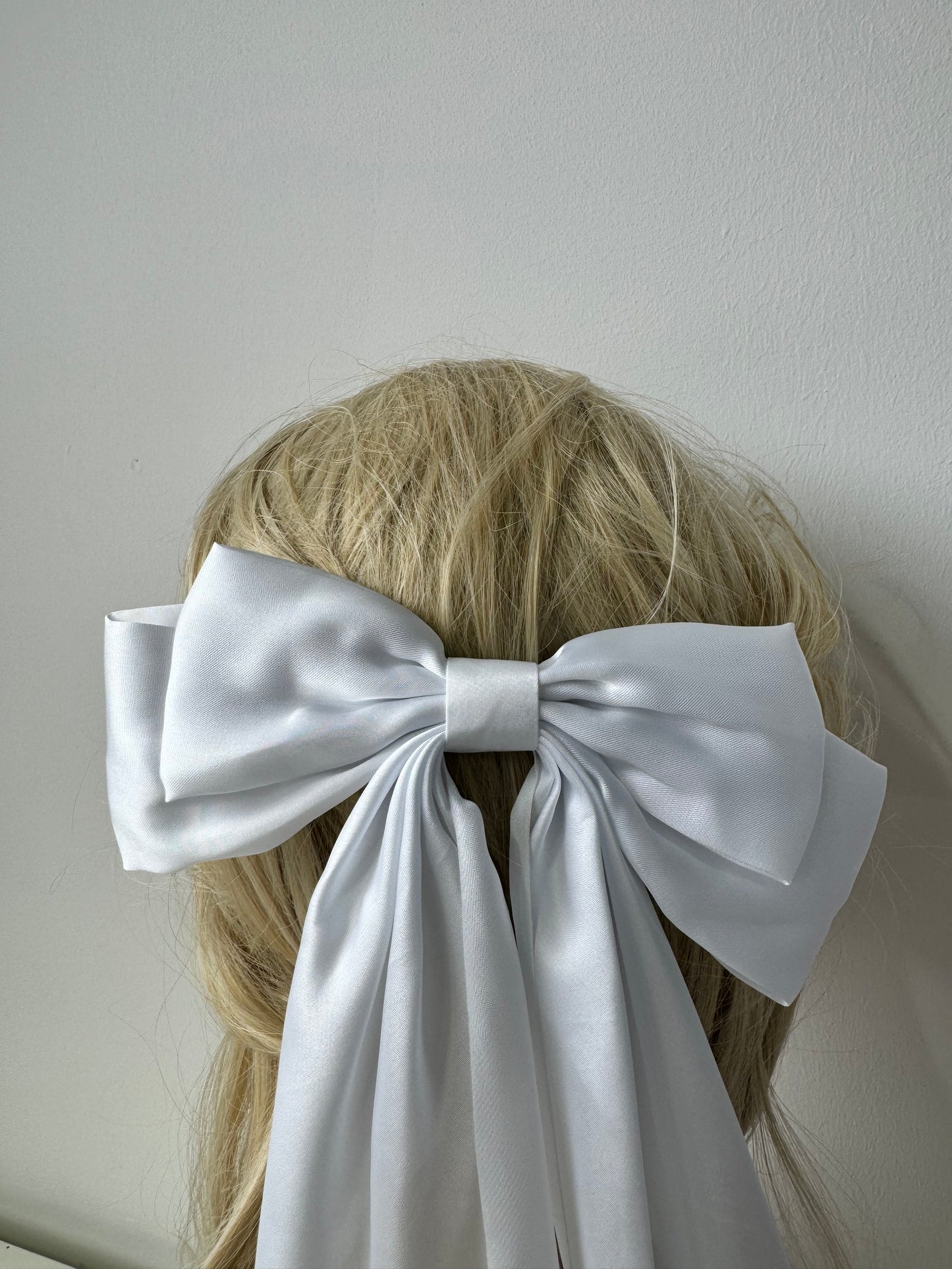 Hair Bow White