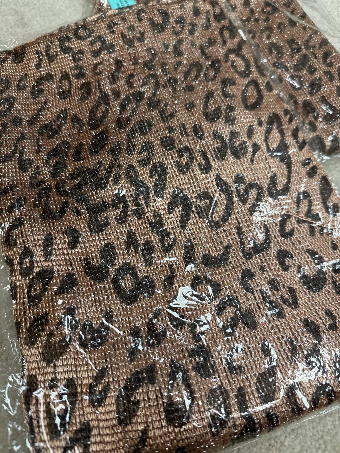 H005 rose gold leopard print