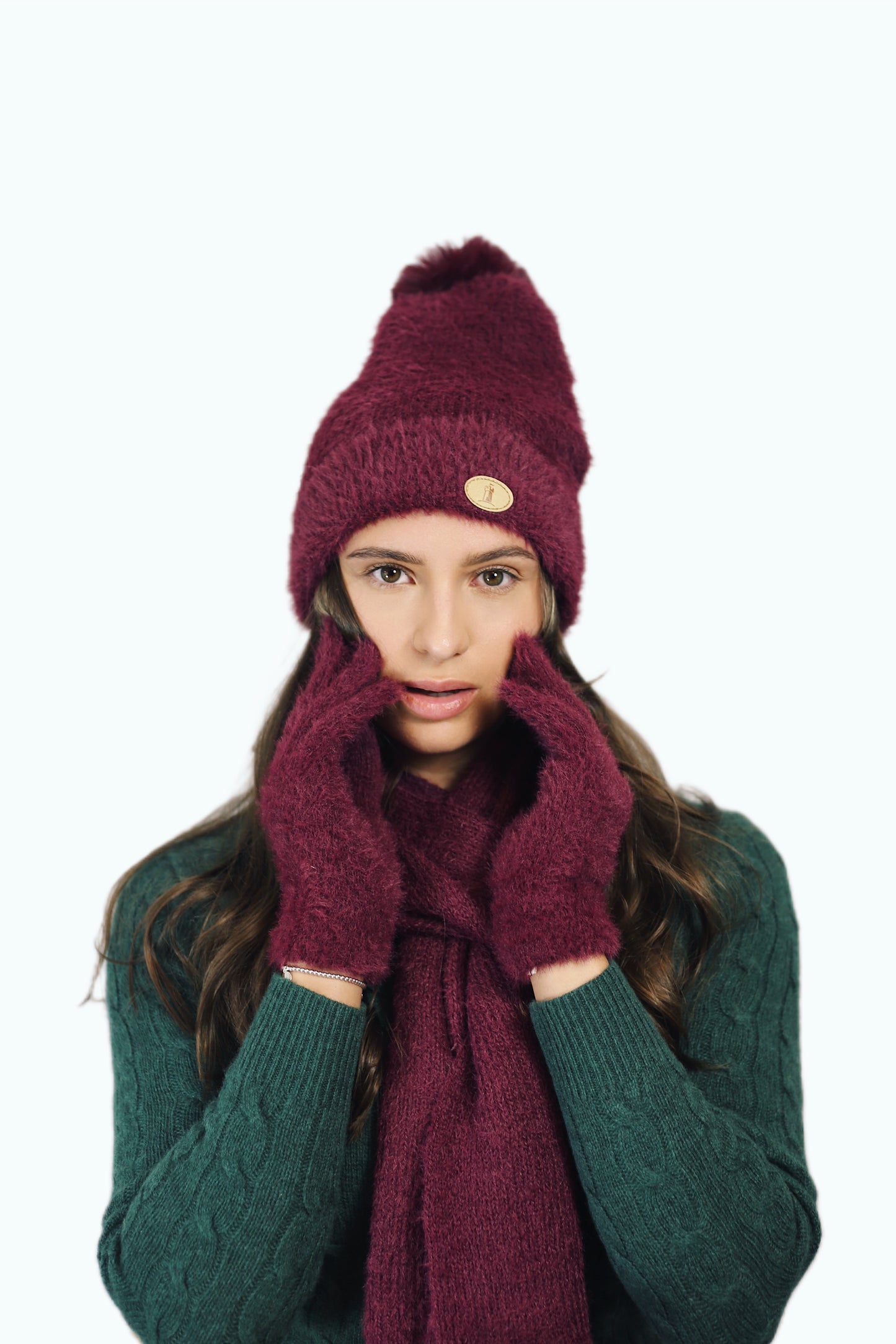 SET001 Blend Soft Scarf Set 3 Pieces