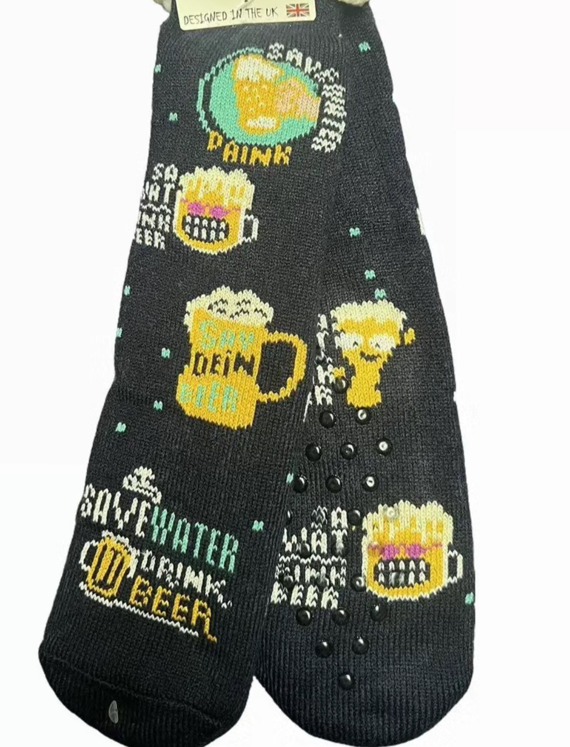 Beer Adult Slipper Socks