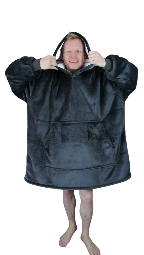 Black Adult Hoodie Blanket One size Color s Wholesale