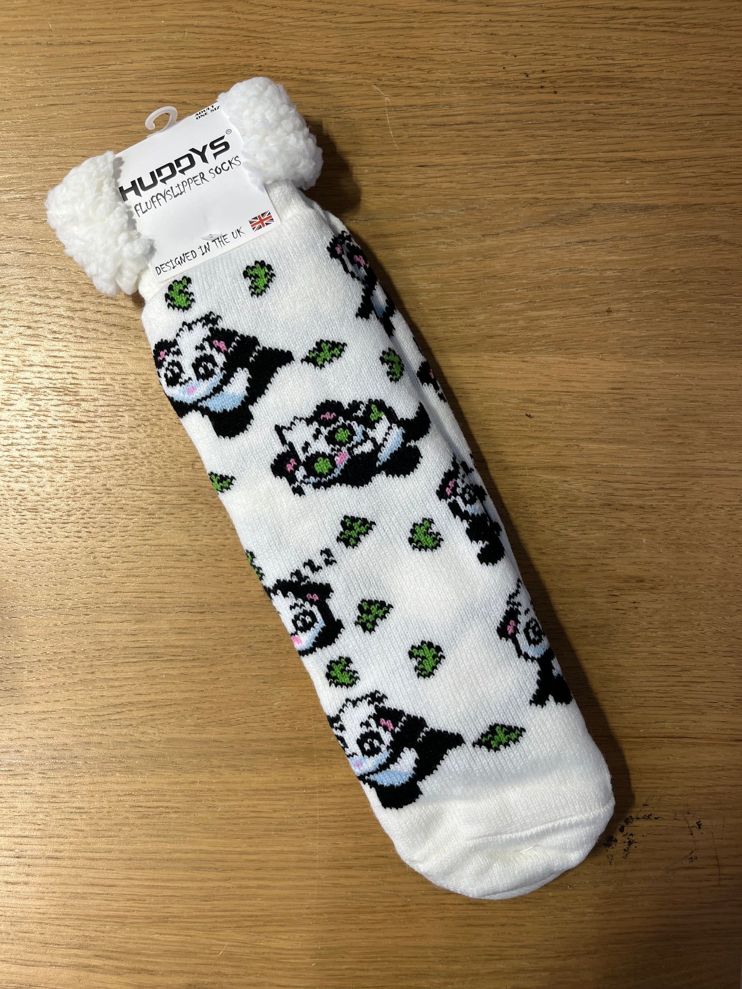 Panda Youth Slipper Socks