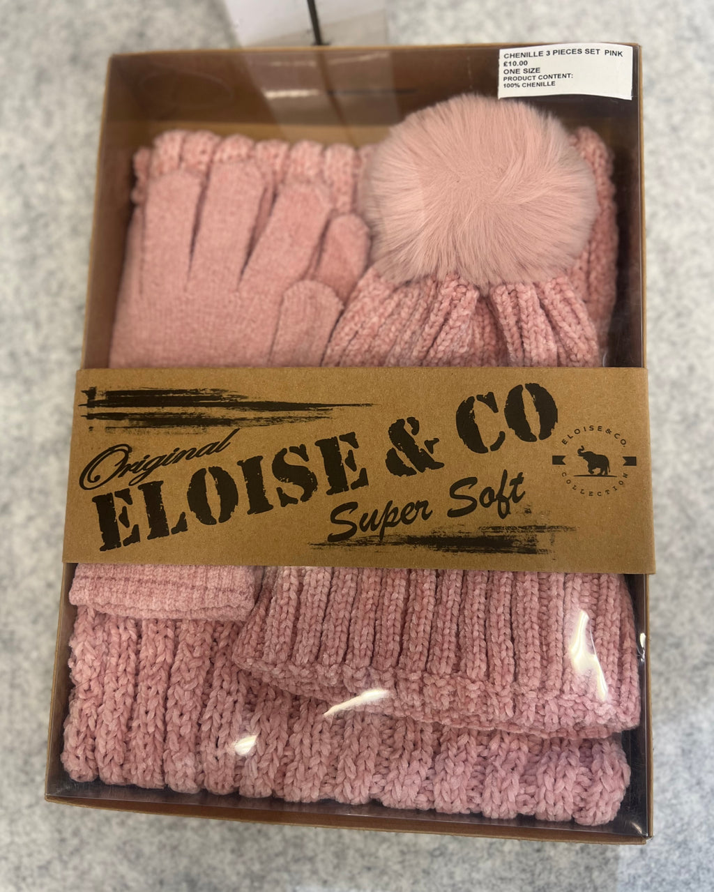 Chenille 3 Pieces Set