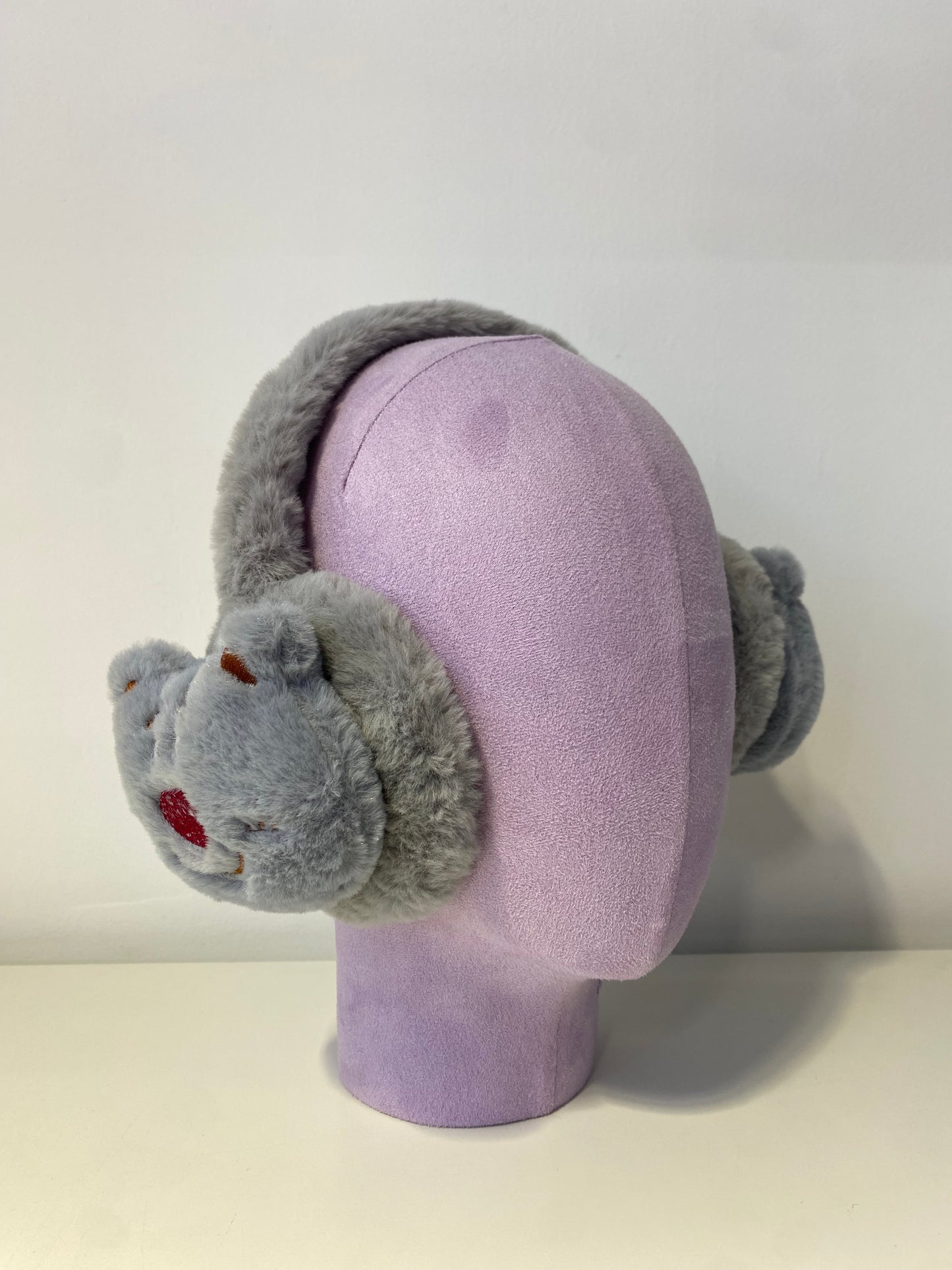 KE015 Kid Bear Earmuff Grey