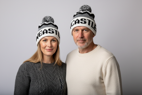 H001 City Football Beanie Hats Newcastle