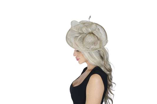 F0003 Nude Hat Fascinator