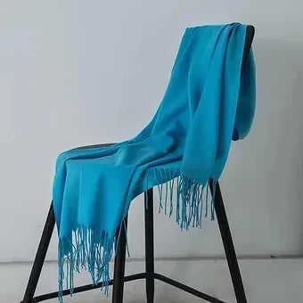 S0145 Cashmere Feeling Scarf 200g Blue