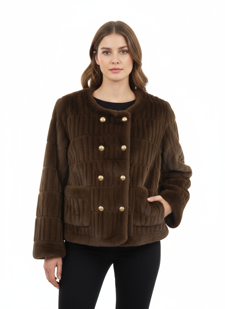 C803 One-Size Fluffy Coat