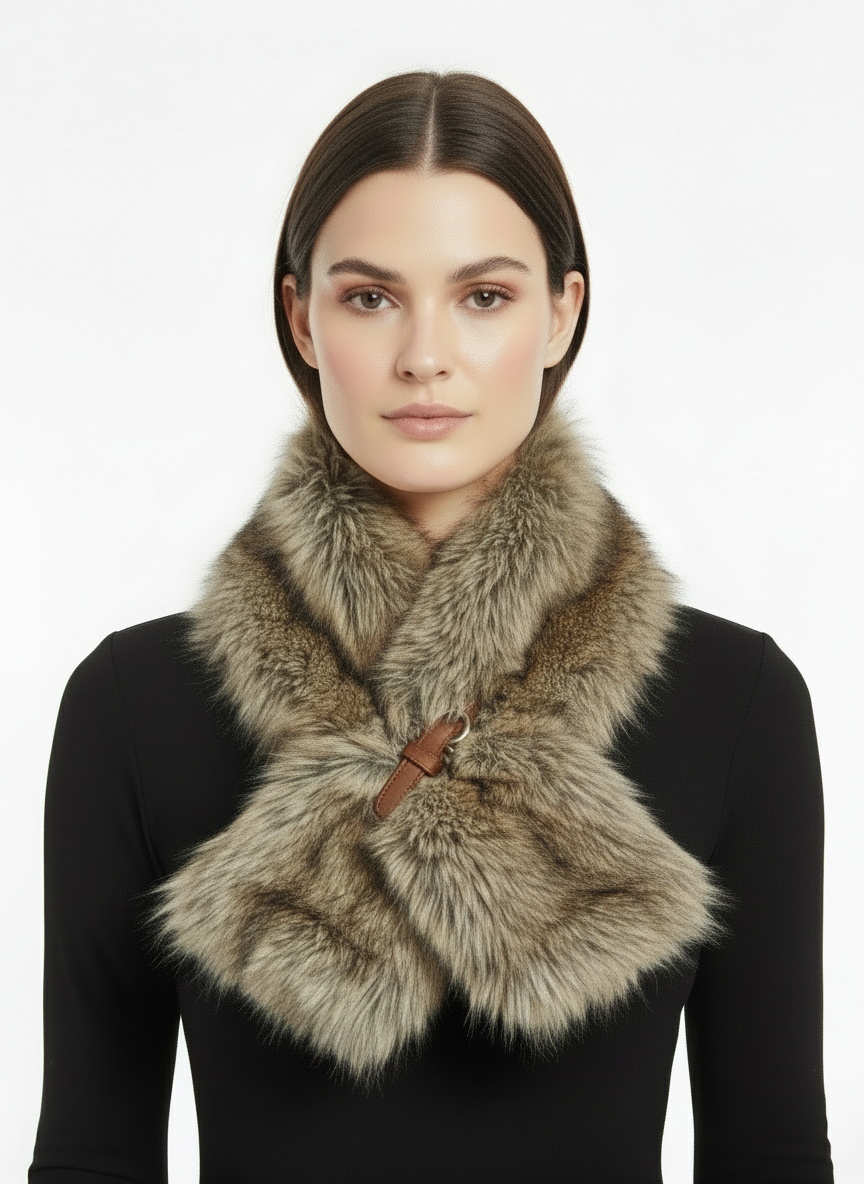 S003 Faux Fur Scarf