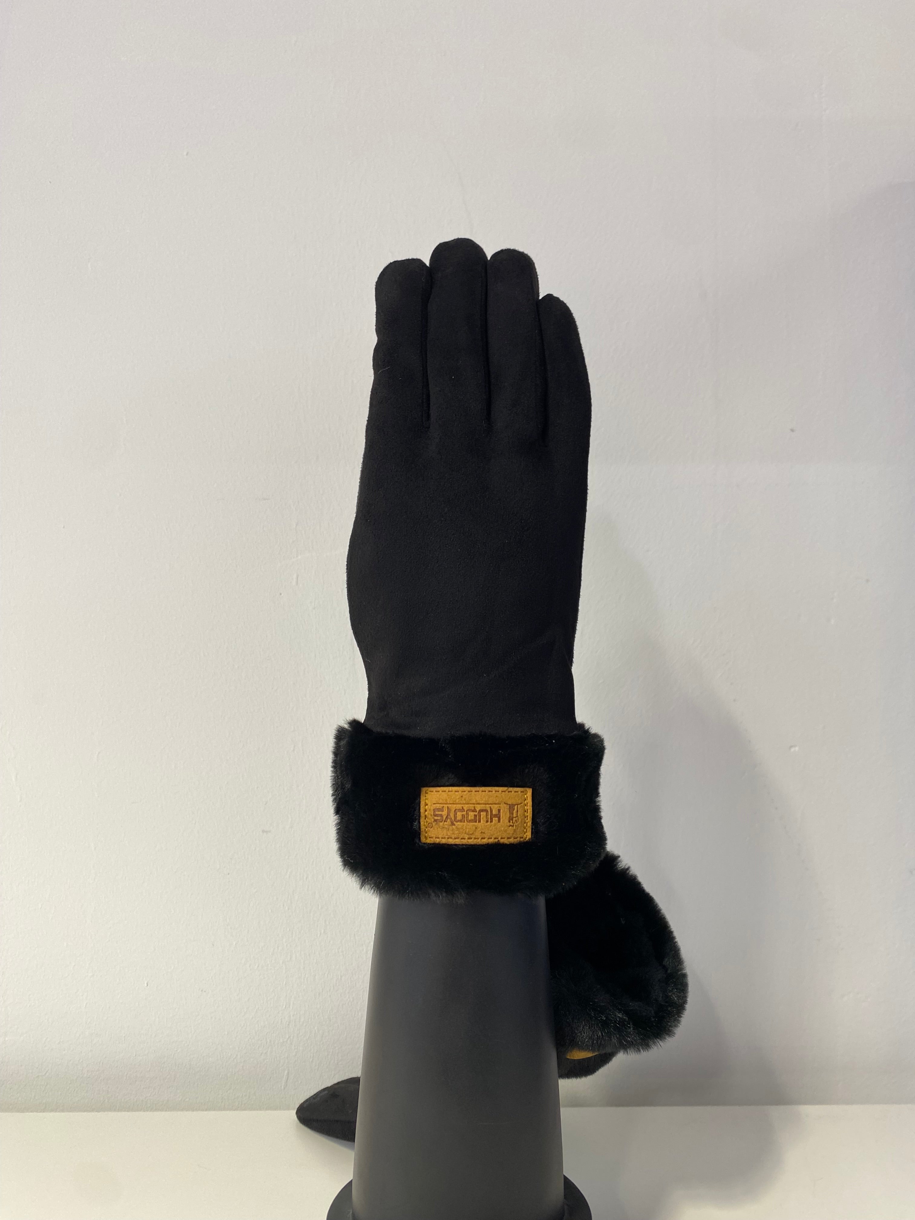 GW003 Woman Suede-like Material Gloves