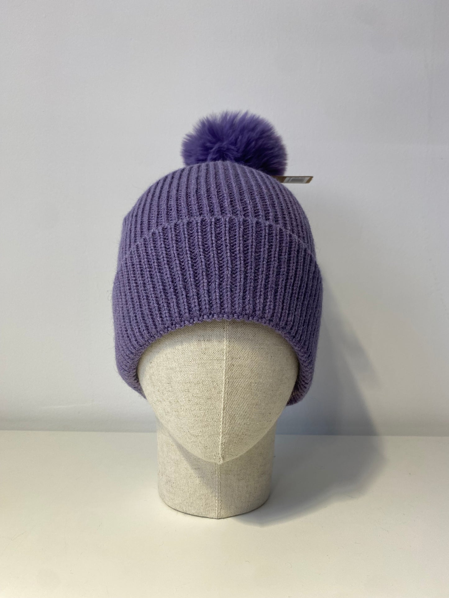 Plain Soft Beanie Purple