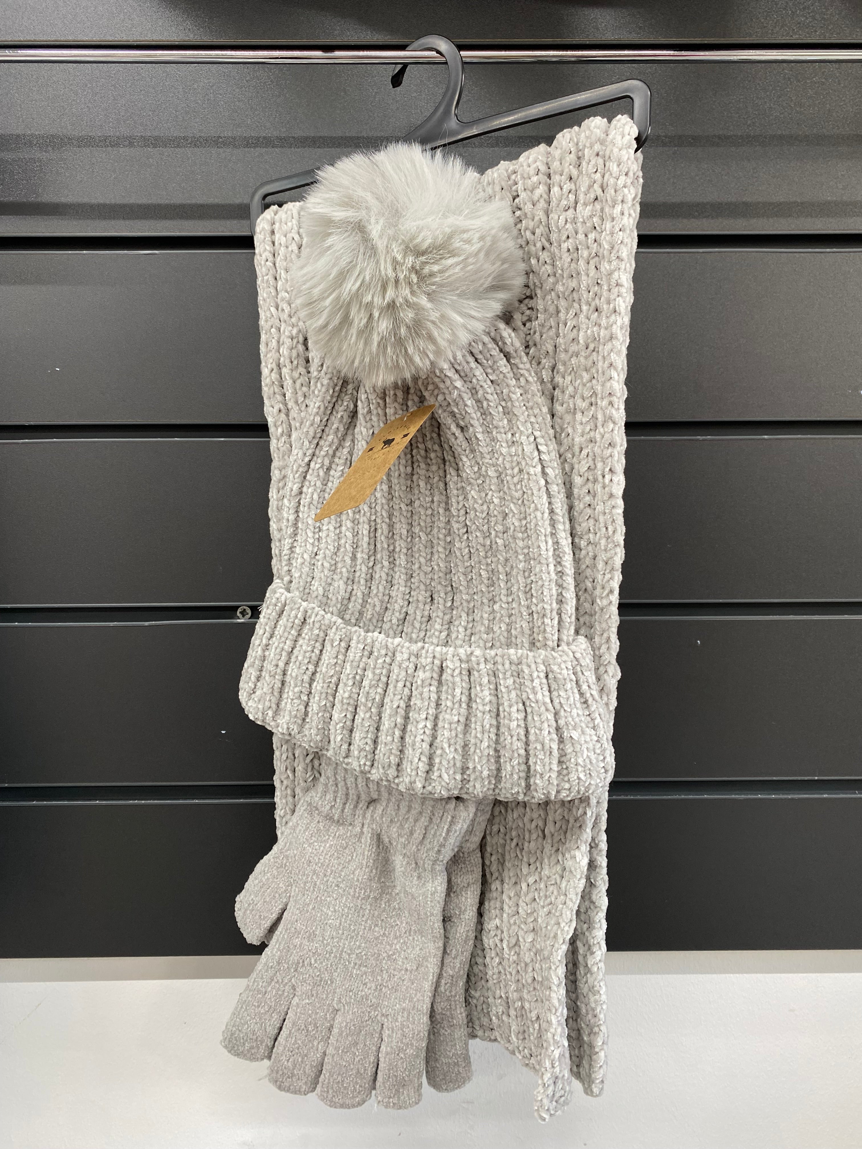 Chenille 3 Pieces Set