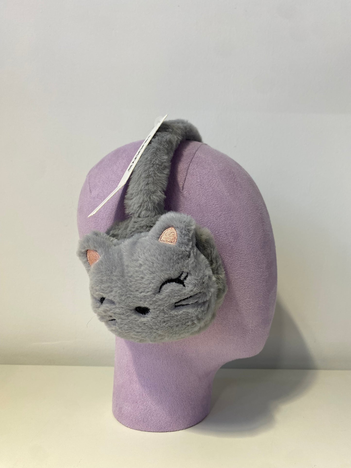 KE017 Kid Cat Earmuff Grey