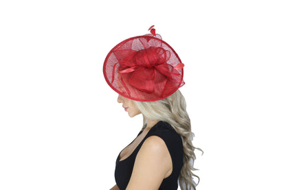 F0003 Red Hat Fascinator