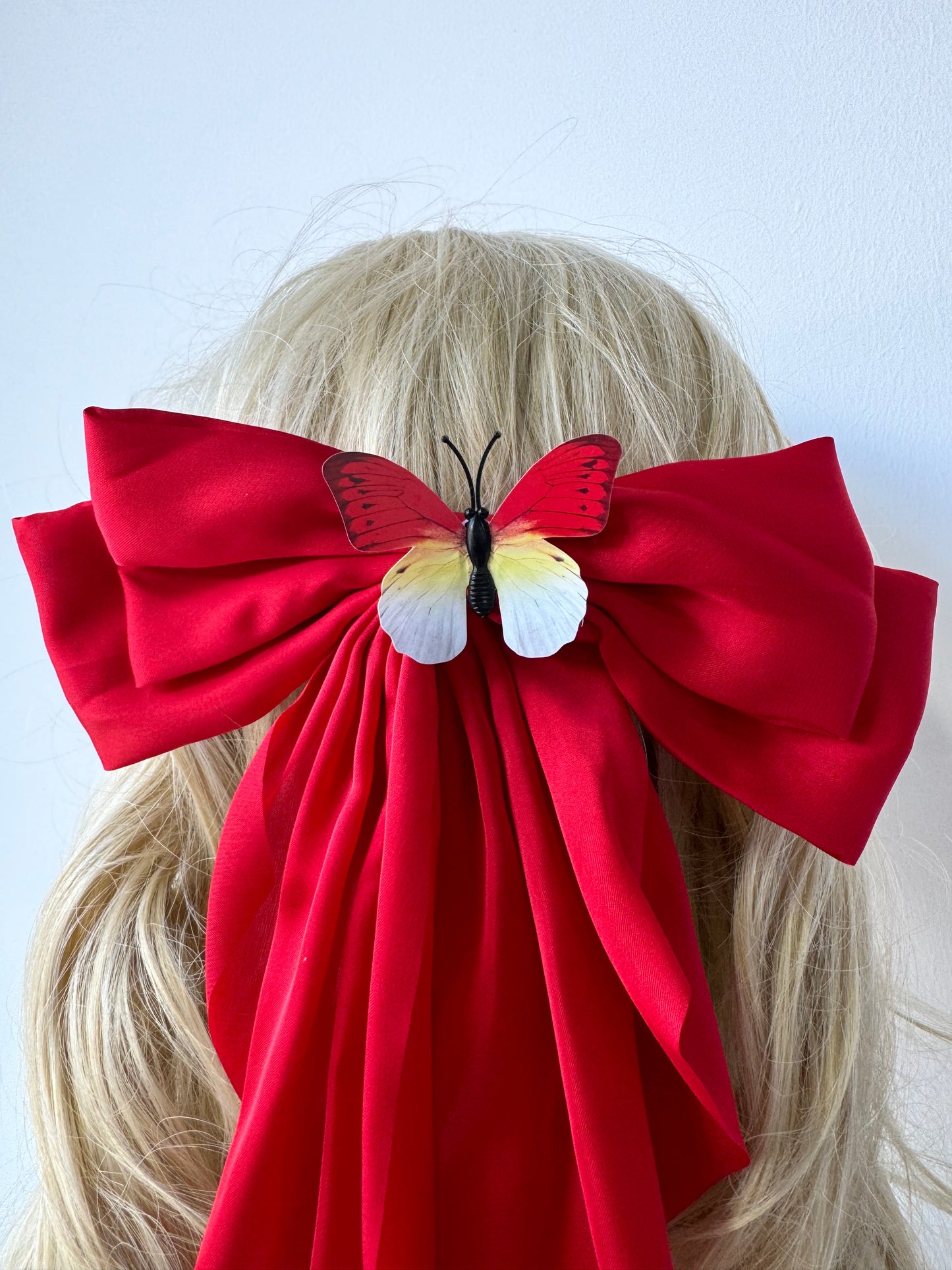 Red Butterfly Hairbow