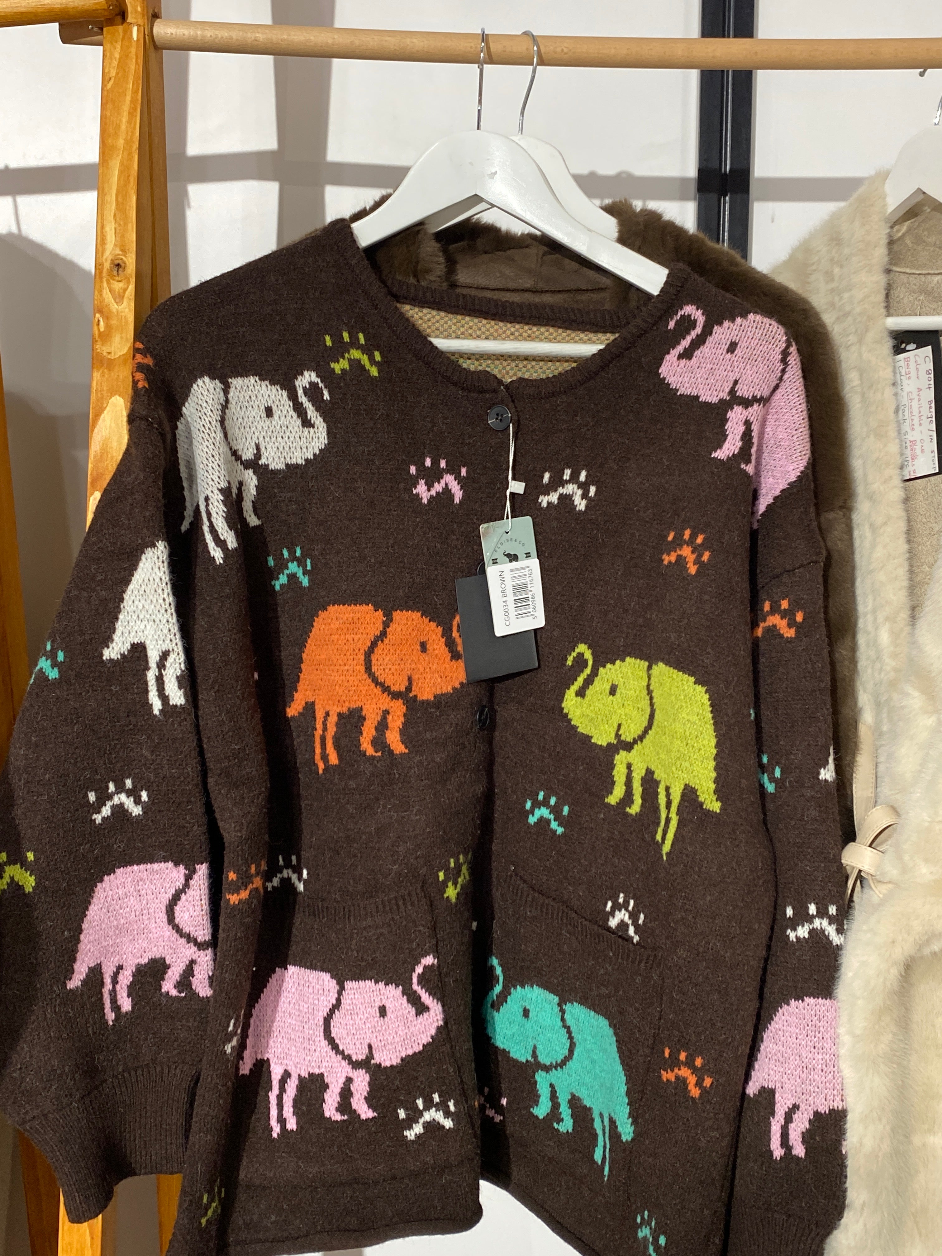 Cg0034 Brown Elephants