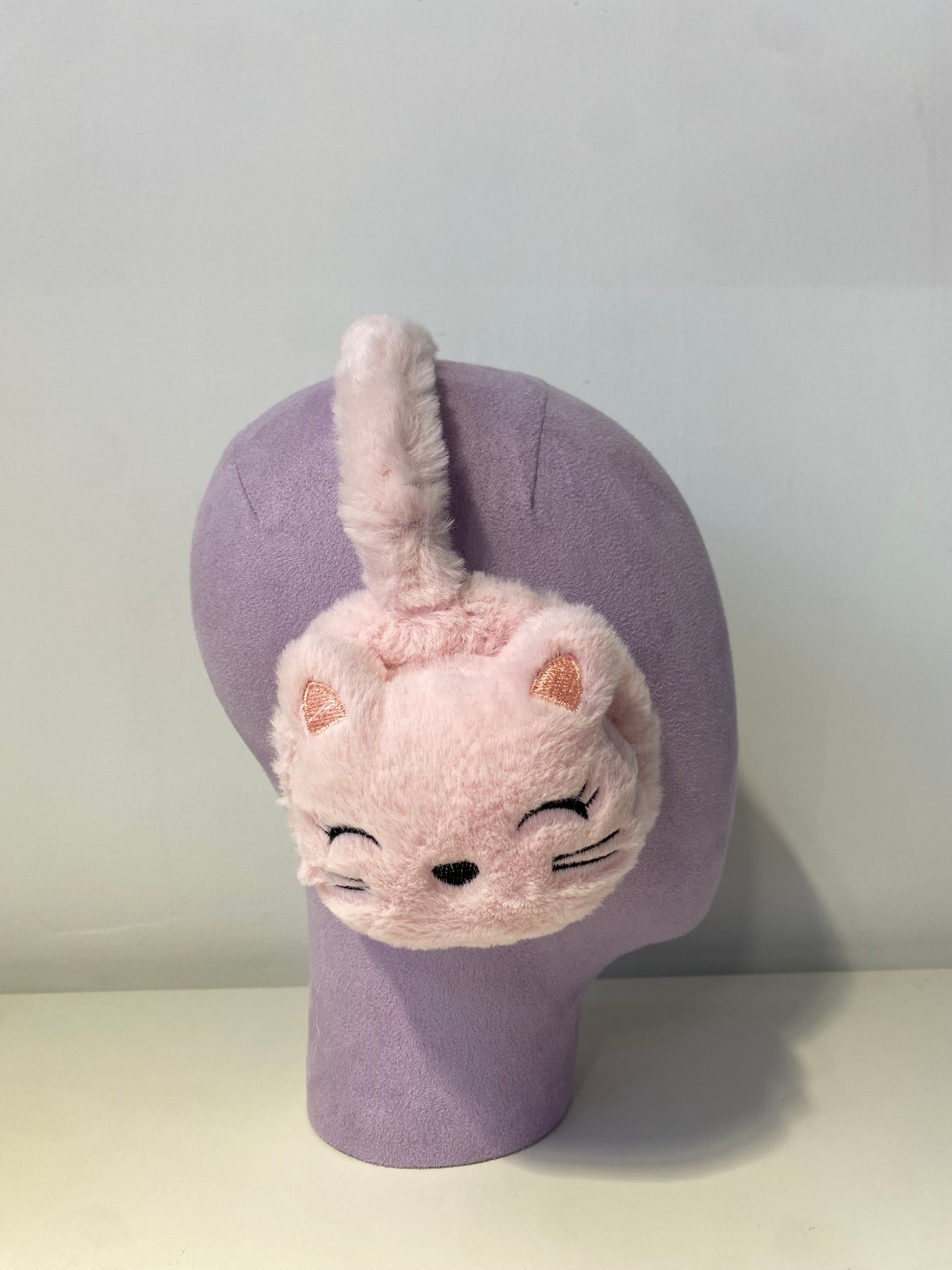 KE016 Kid Cat Earmuff Pink