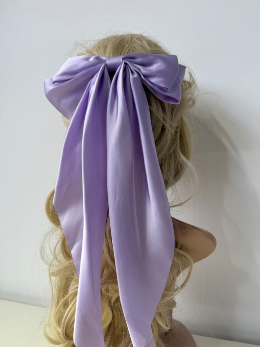 Hair Bow Lilac