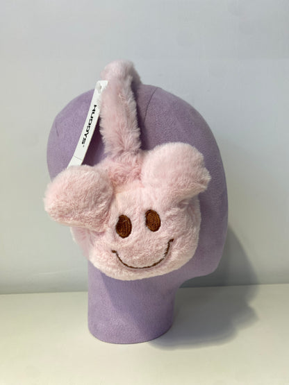 KE018 Kid Smiling Earmuff Pink