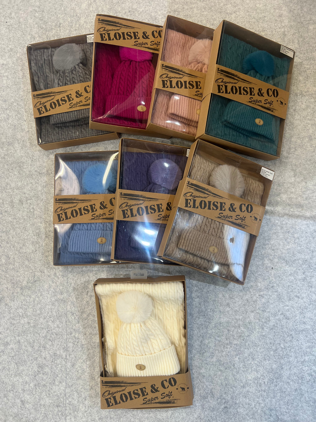 SET010 Blend Scarf&Hat Set