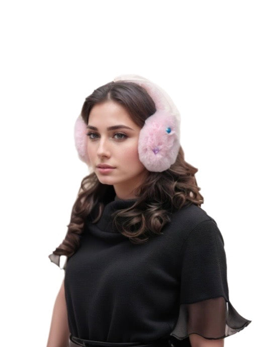 AE031 Foldable Earmuffs Pink