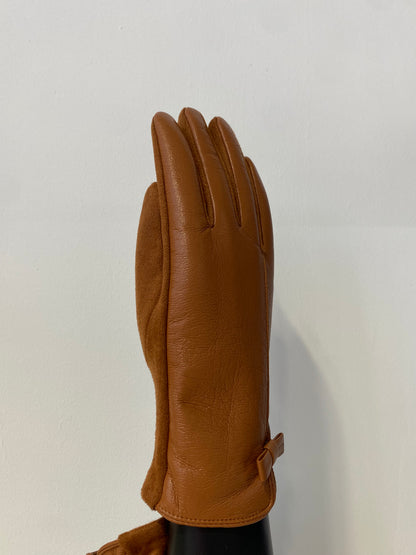 GW0014 Woman Soft Leather Touchscreen Gloves Chestnut