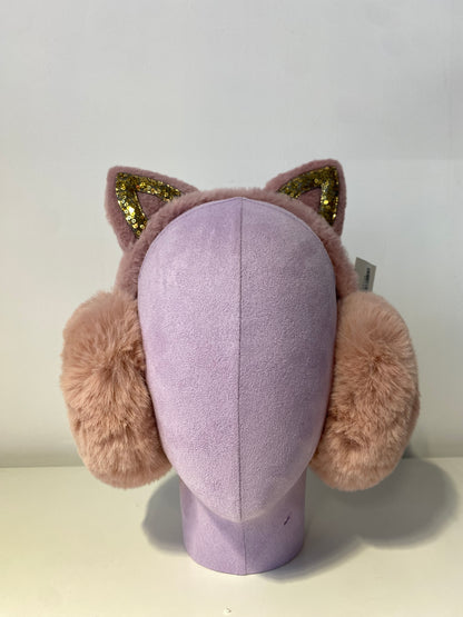 KE028 Kid Foldable Earmuff Cat