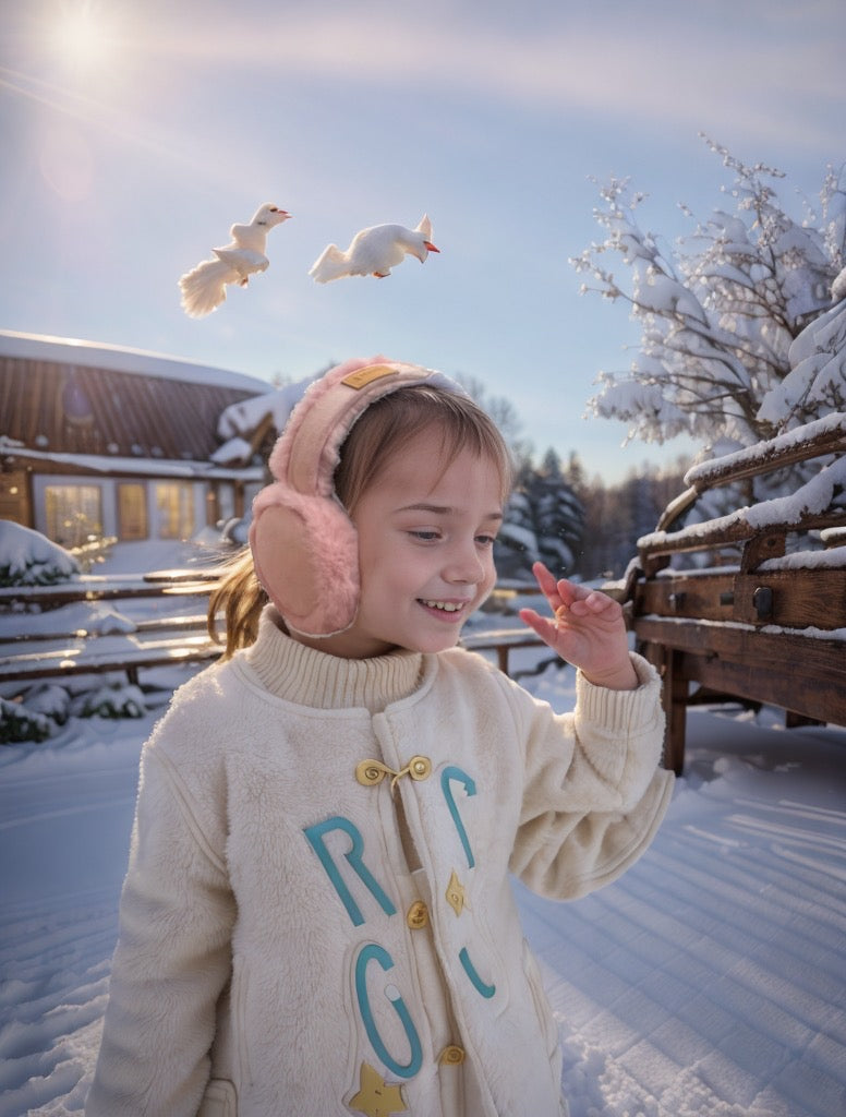 AE034 Pink Kid Earmuff