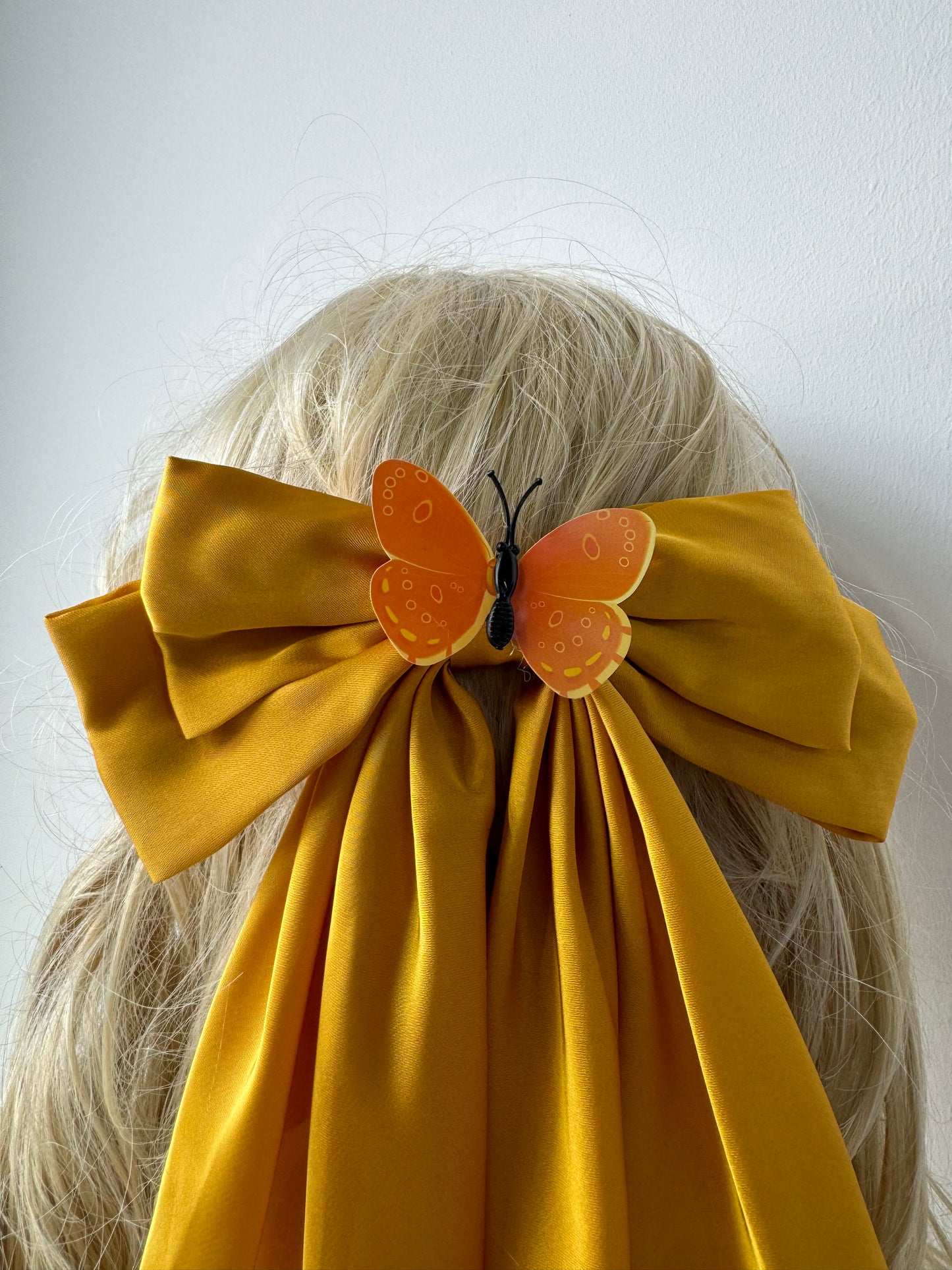 Mustard Butterfly Hairbow