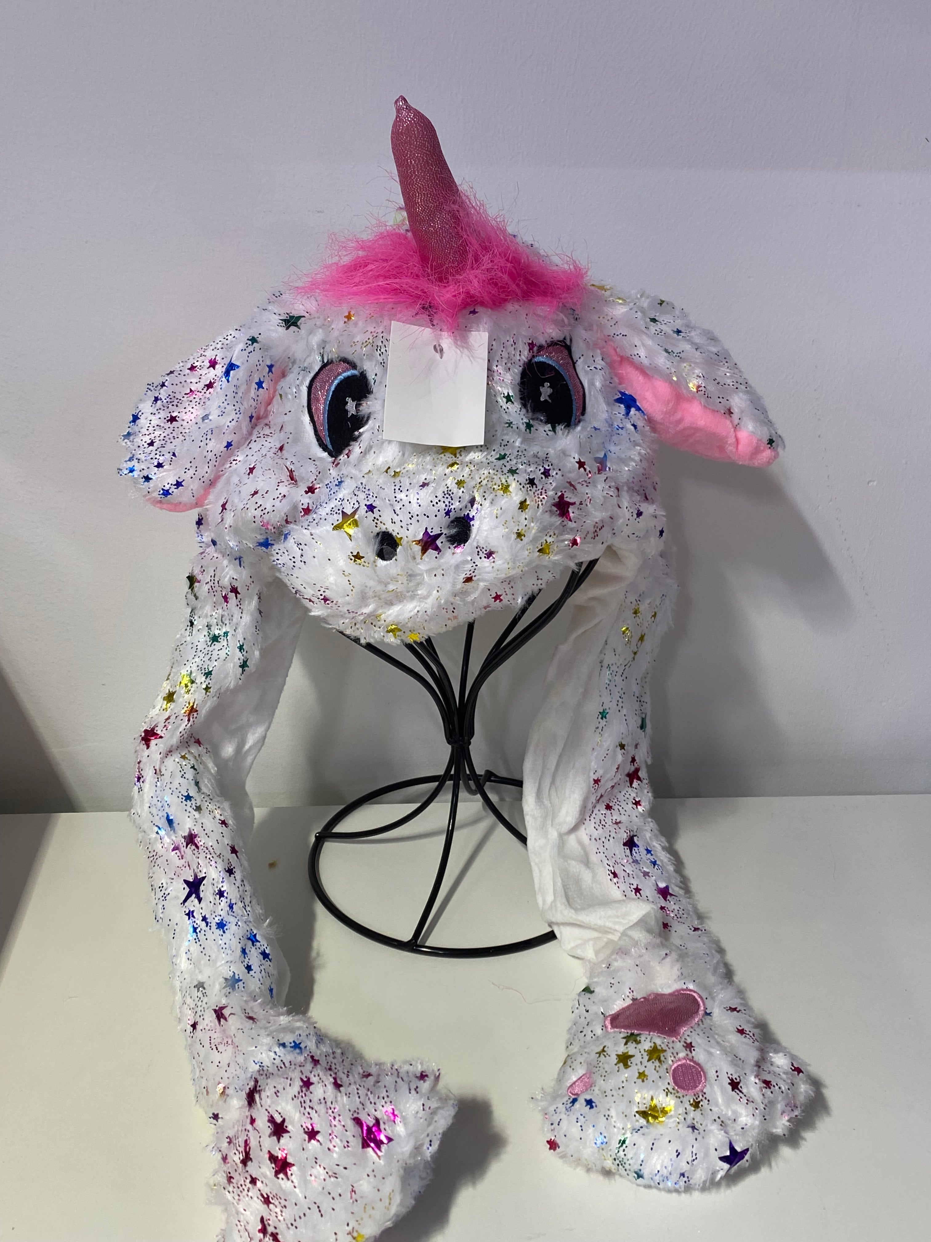 Unicorn Ear Moving Hats with LED