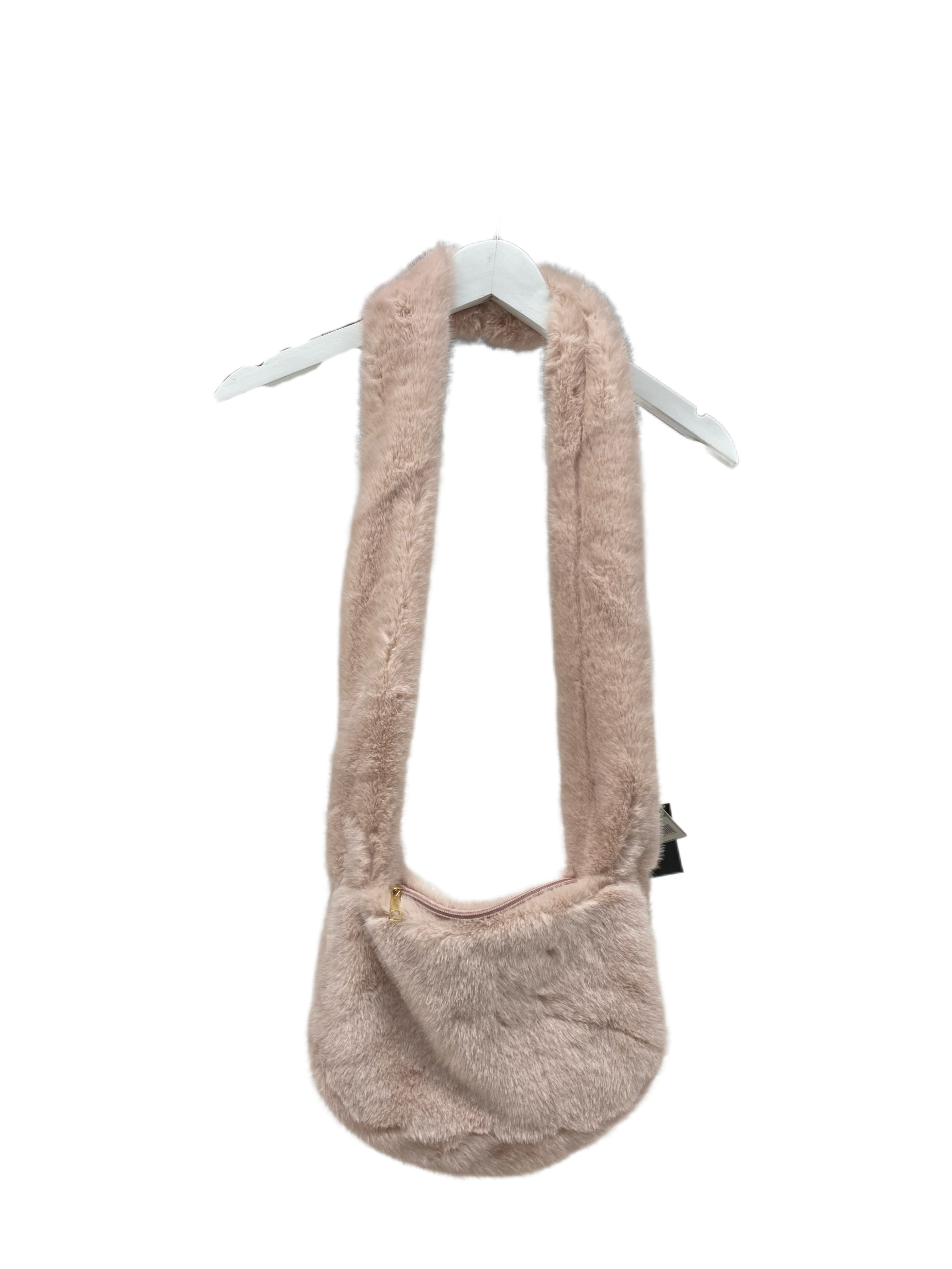 B702 Faux Fur Crossbody Bag