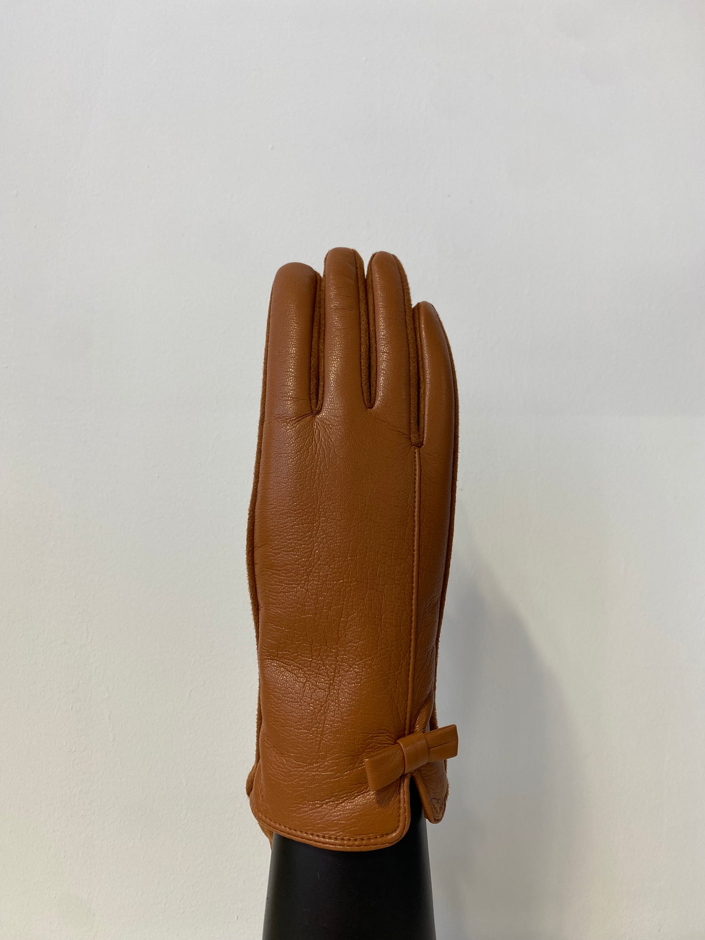 GW0014 Woman Soft Leather Touchscreen Gloves Chestnut