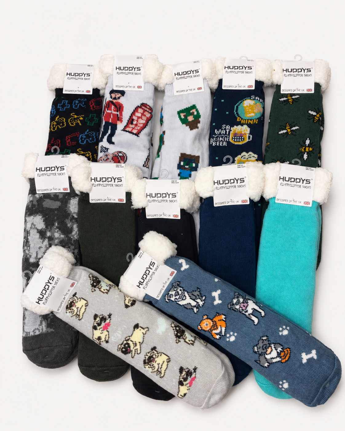 3002226 Mix & Match Man Socks Random 10PRS