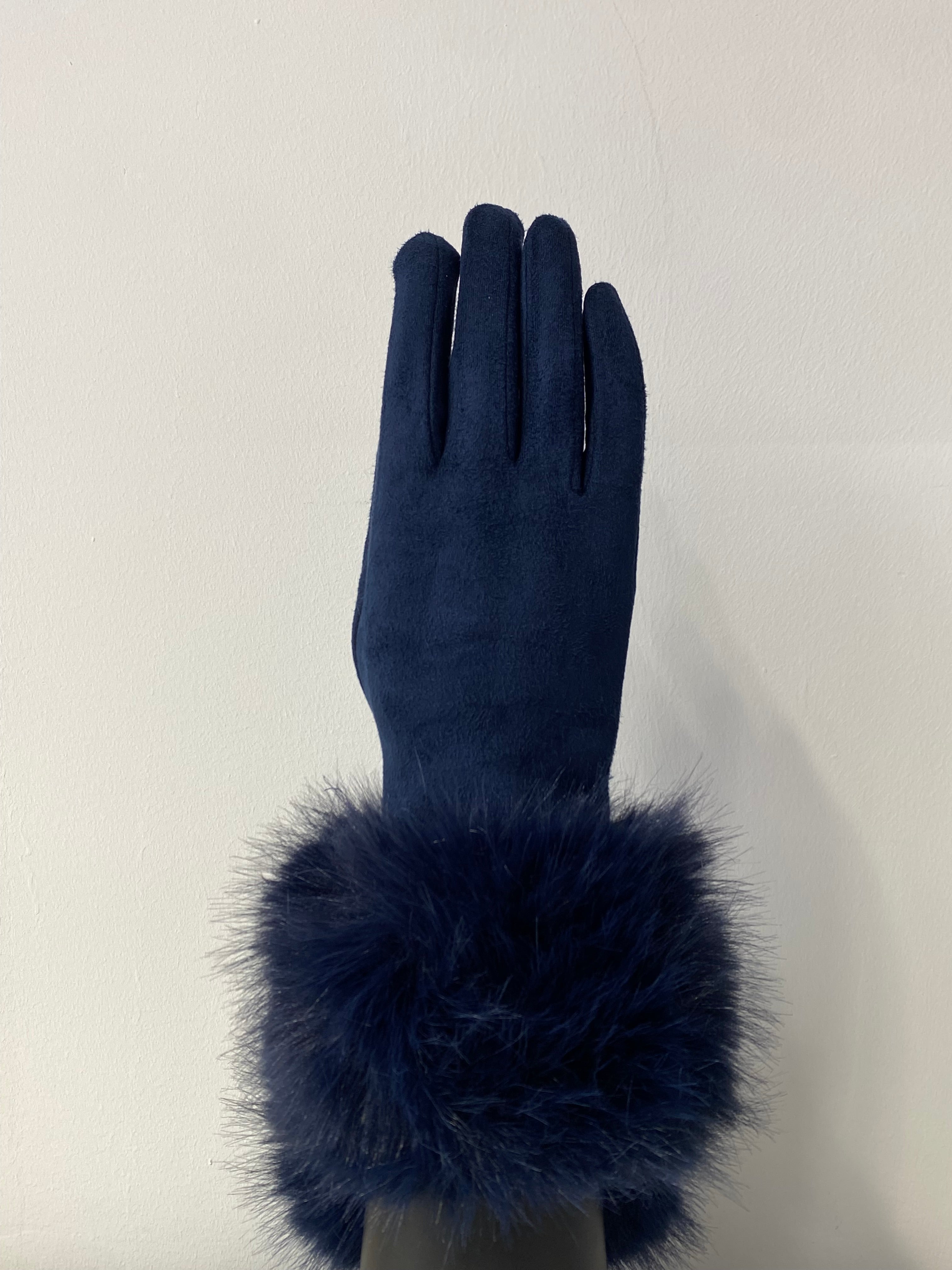 GW006 Woman Faux Fur Gloves
