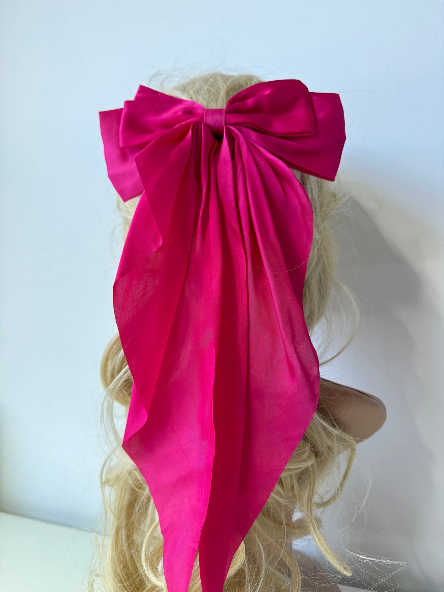 Hair Bow Fuchsia