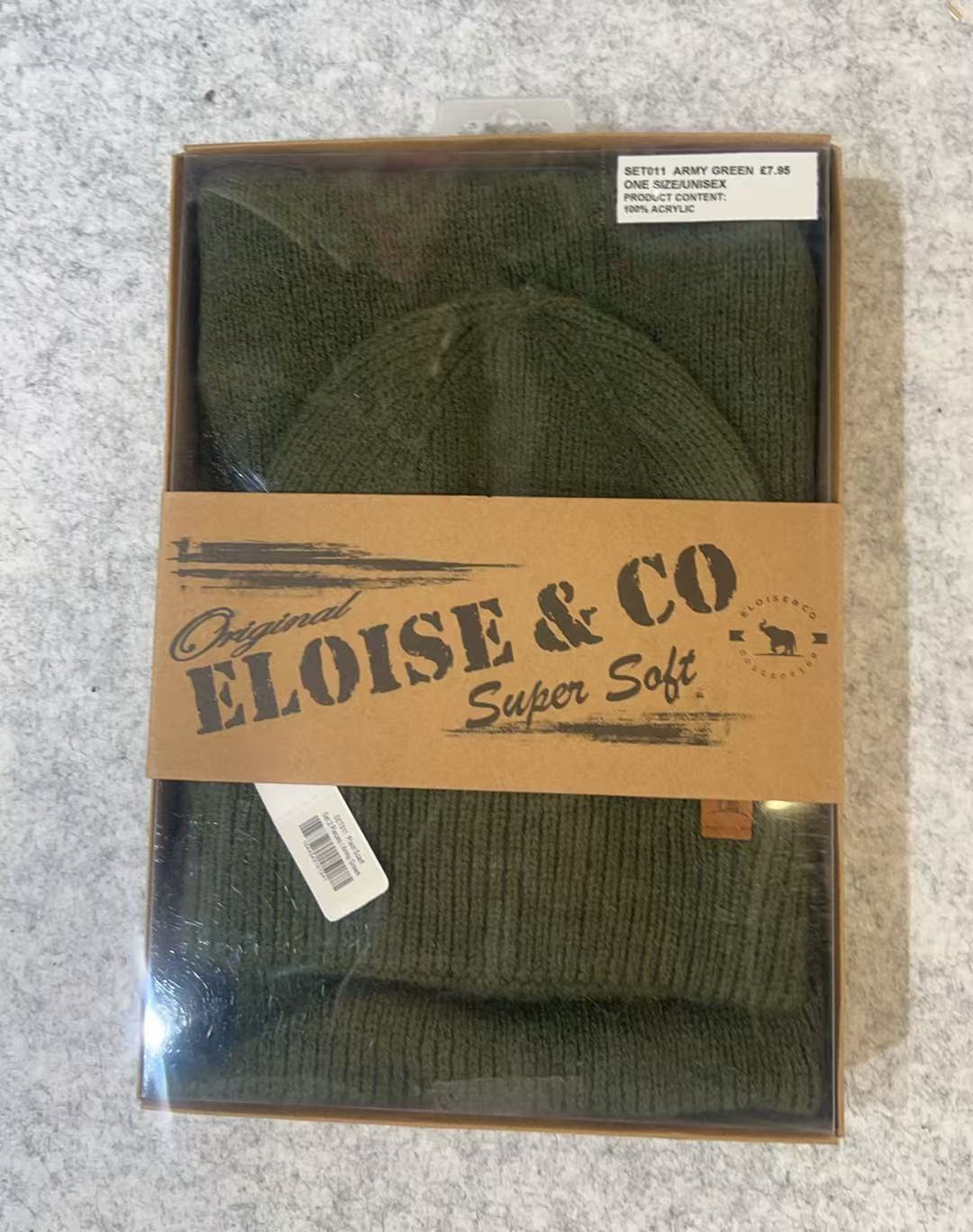 SET011 Plain Scarf & Hat Set