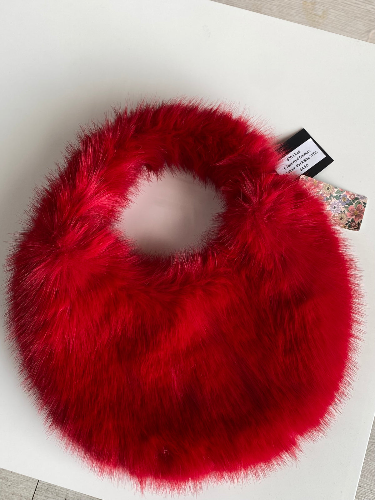 B703 Pieces Faux Fur Shoulder Bag