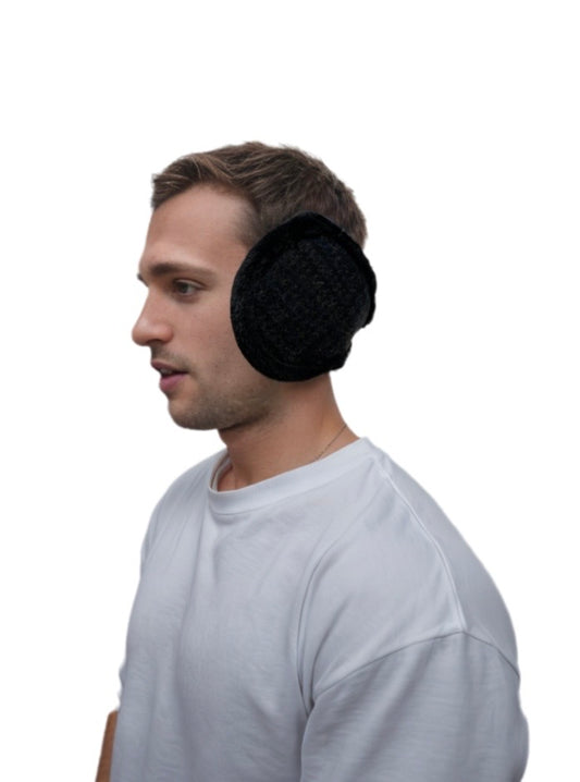 AE032 Foldable Blue Grey Earmuffs