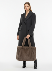 H707 Faux Fur Tote Bag