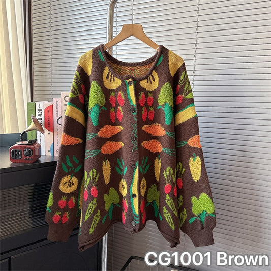 CG1001 Cardigan Brown