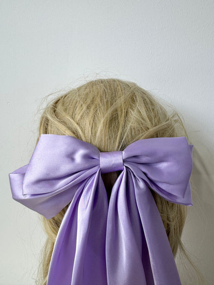 Hair Bow Lilac