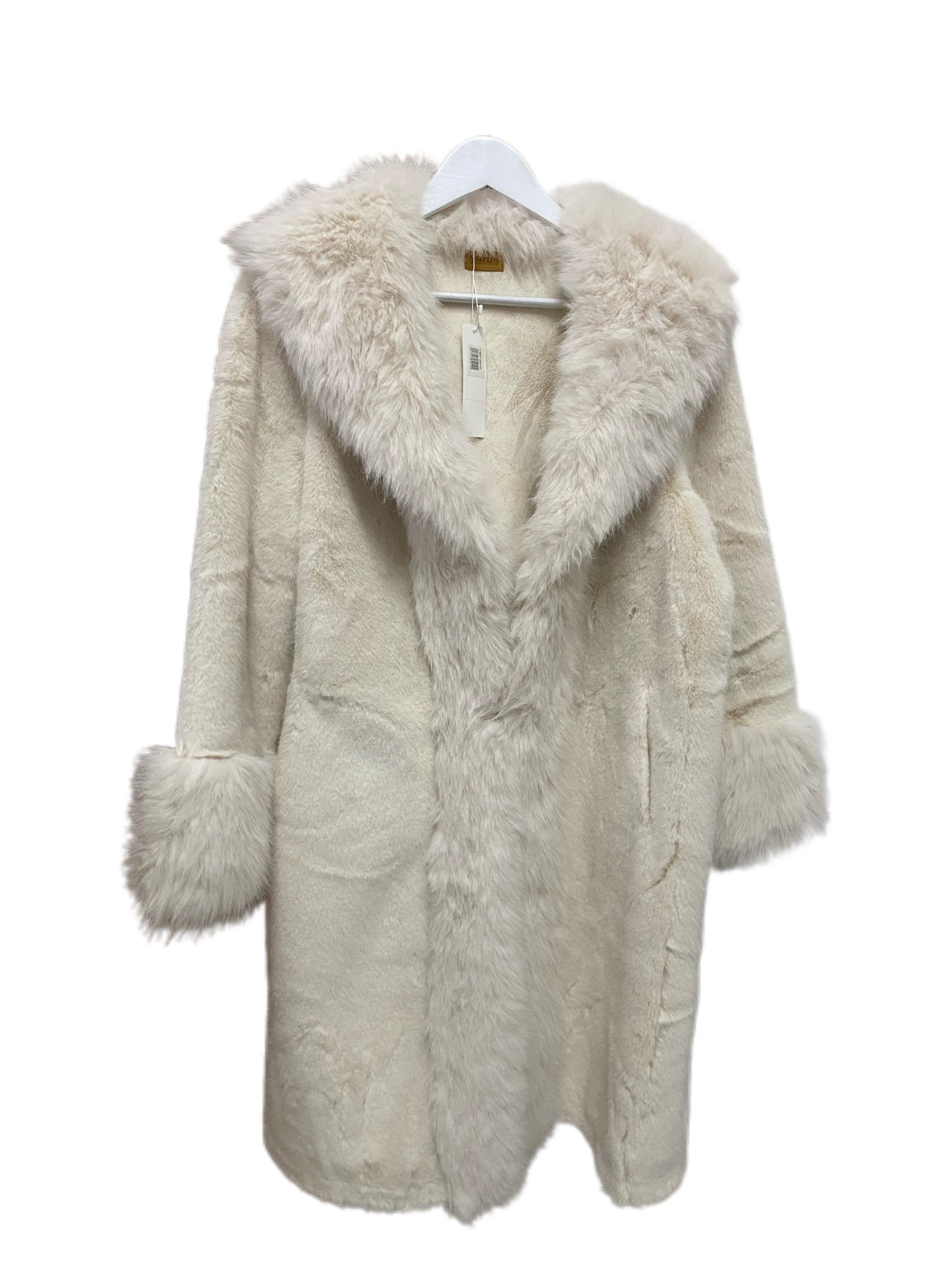 C807 Long Coat Fluffy White