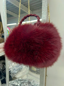 B704 Faux Fur Bag